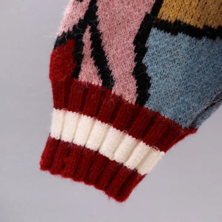 Cardigan Donald Cartoon Sweaters for Women Coat