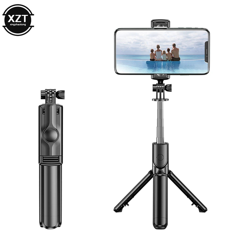 Wireless Foldable Mini Selfie Tripod Monopod With Bluetooth Shutter Remote