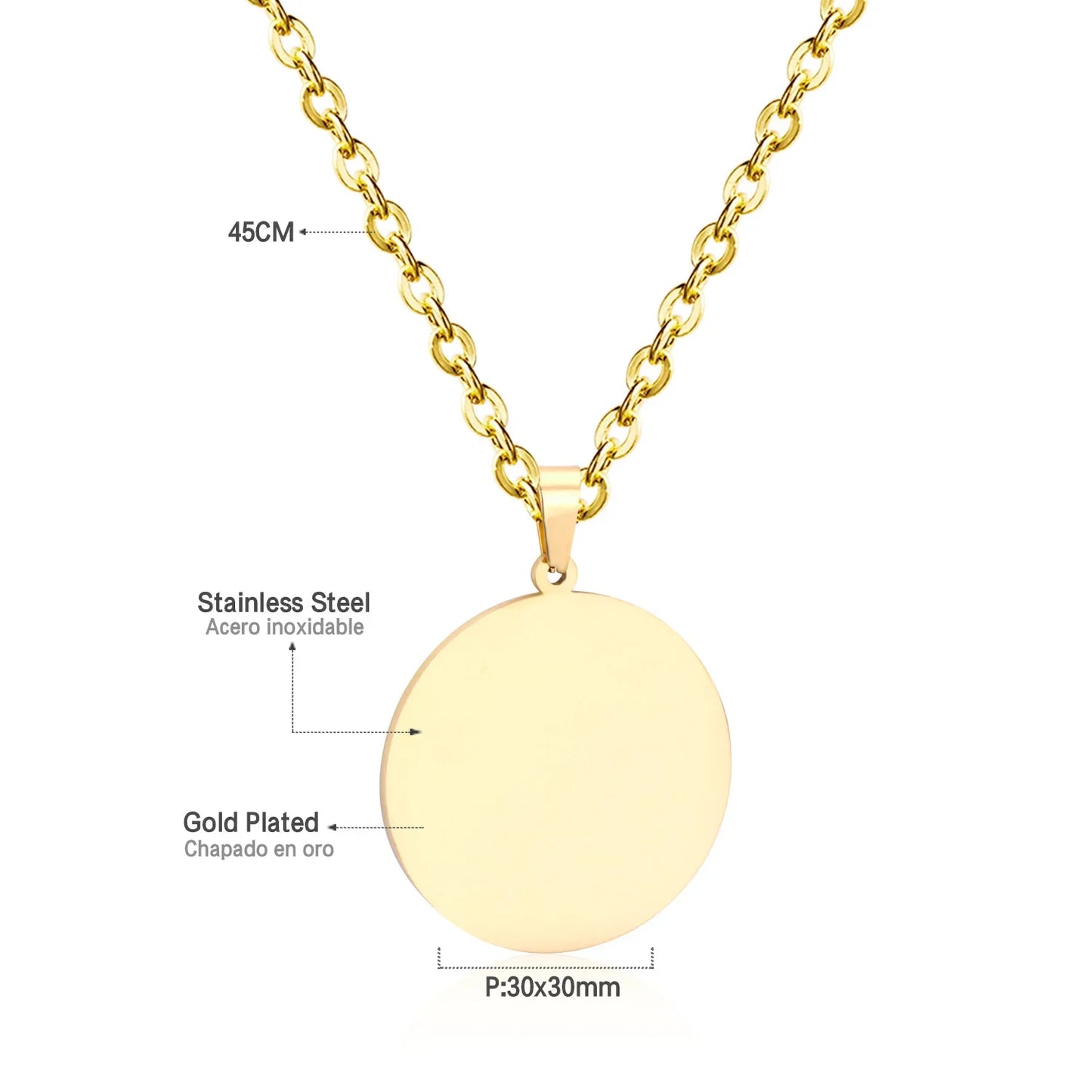 LUXUKISSKIDS Heart Star Moon Pendant Necklaces Tiny Charms Stainless Steel Choker Women/Girls Y2K Sweater Boho Jewelry Collares