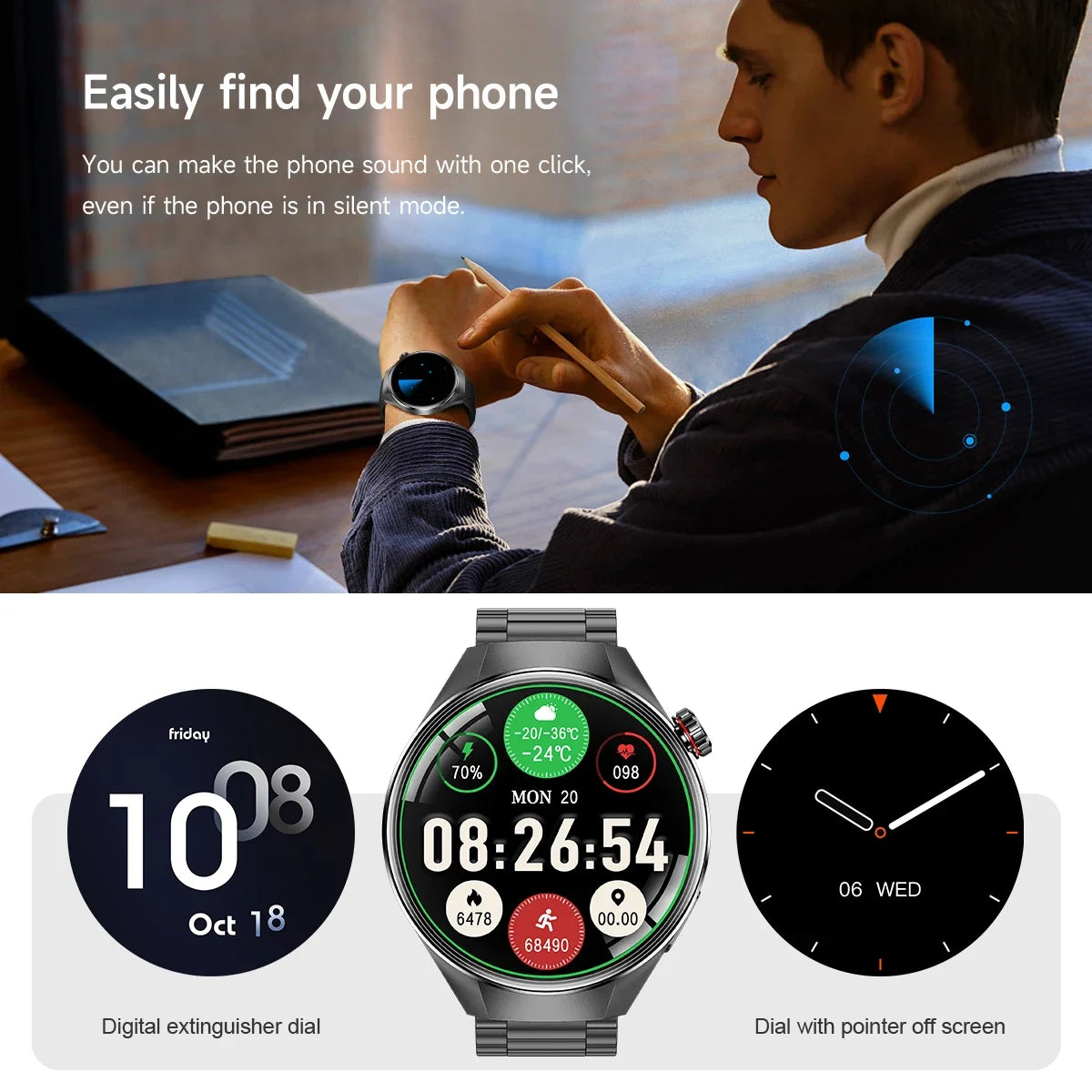 2025New Originl Watch G5 PlUS Smart Watch Men 466*466 HD AMOLED Screen GPS track Heart Rate Bluetooth Call Waterproof SmartWatch