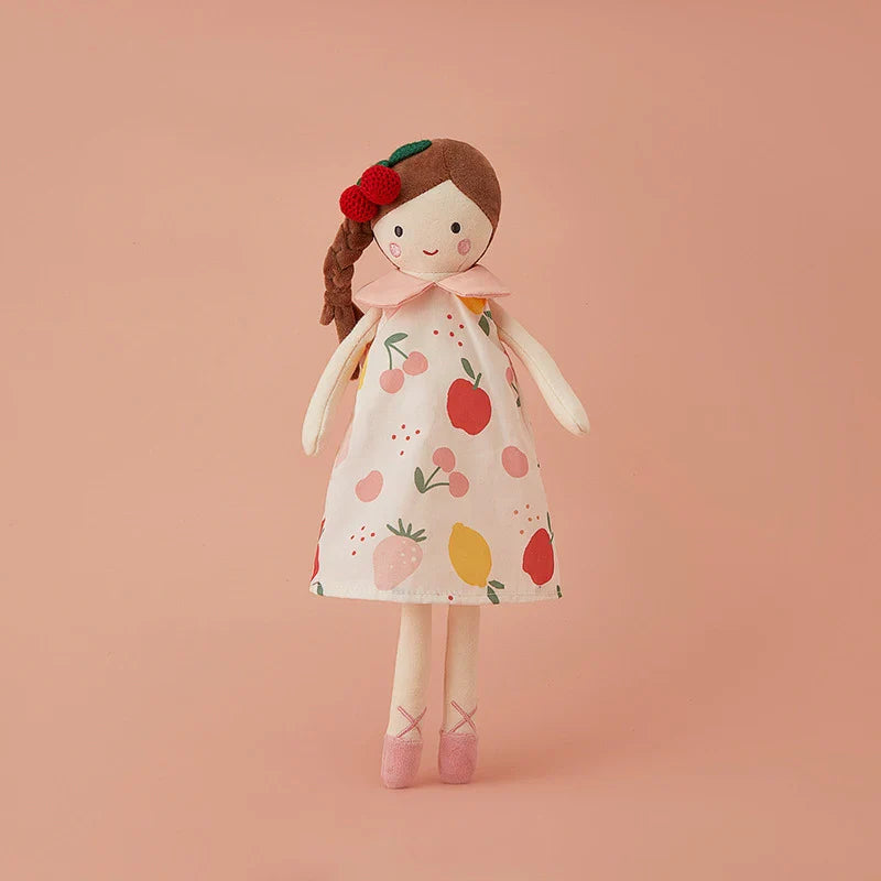 35/38CM Pink Dress Girl Soft Plush Toy Crown Princess Stuffed Girl Doll Nortic Style Home Decor Doll Kids Birthday Gift juguetes