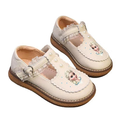 Disney Girls' Casual Shoes Lolita Soft Sole Princess Elsa Snow White Shoes