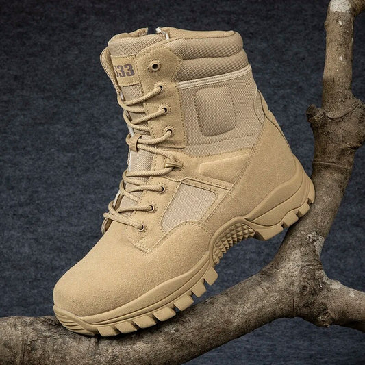 Men Military Boots Outdoor Non Slip Hiking Boots Tactical Desert Combat Ankle Boots