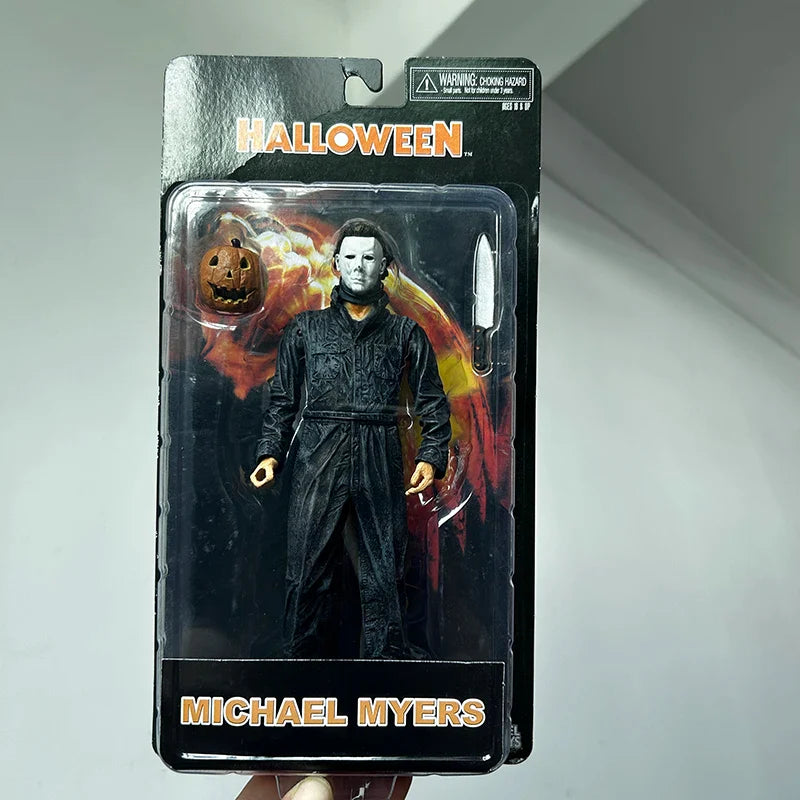 NECA Michael Myers Figure With LED Pumpkin Halloween Ultimate  Action Figure Toy Doll Decor Christmas Gift Halloween Horror Toy