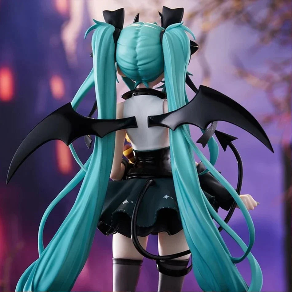 Top Selling  Anime Peripheral Ornament Hatsune Miku Little Devil Dark Angel Chuyin Handmade PVC Model  In Stock Fast Ship
