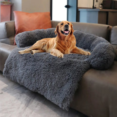 Removable Plush Pet Dog Bed Sofa for Large Dogs House Mat Kennel Winter Warm