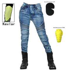 Motorcycle jeans  Womens pants high elastic motorcycle riding rider pants Racing pants