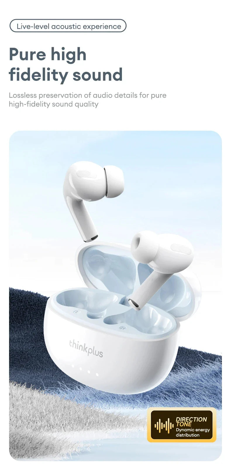 100% Original Lenovo LP5 Pro Wireless Bluetooth 5.4 Earphones LP5 Gaming Earbuds Sports Headphones Low Latency Headset With Mic