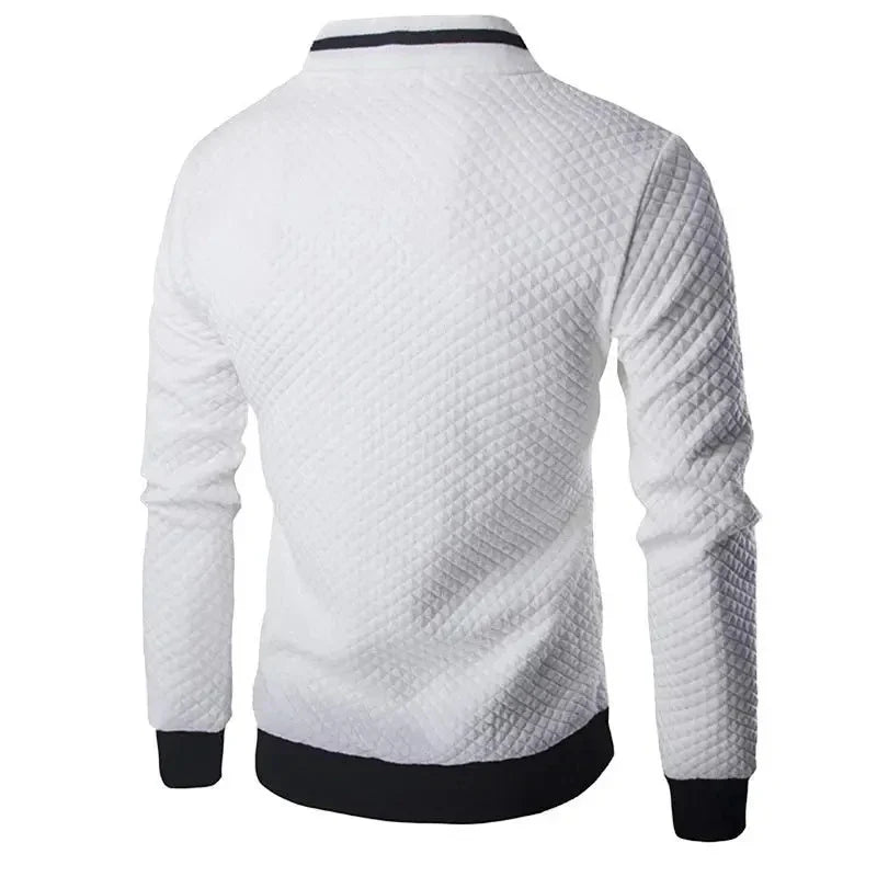 LONSDALE Spring and Autumn Men's Fashion Street Stand up Collar Set Jacket, Outdoor Casual Pocket Zipper Men's Baseball Set