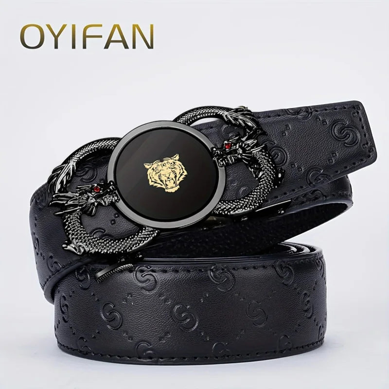Fashion designer belt, high-quality genuine durable belt, men's belt, business belt, automatic buckle belt