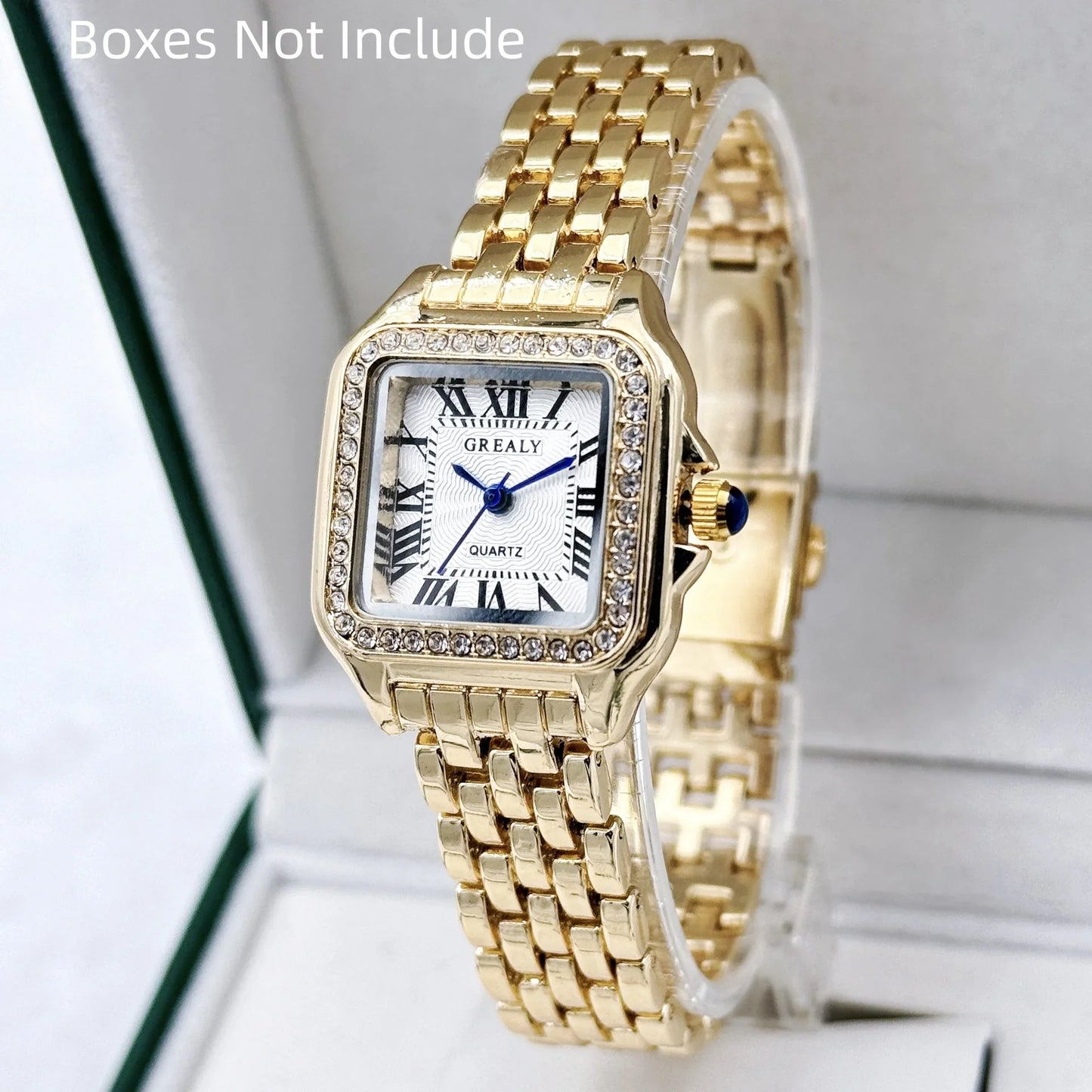 New Women Watch Light Luxury Brand Business Gold Stainless Steel Ladies Fashion Quartz Watches Female Clock Bracelet Wristwatch