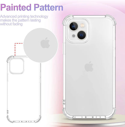 Shockproof Case For iPhone 15 14 13 12 11 Pro Max Ultra Thin Silicone Soft Clear Case
