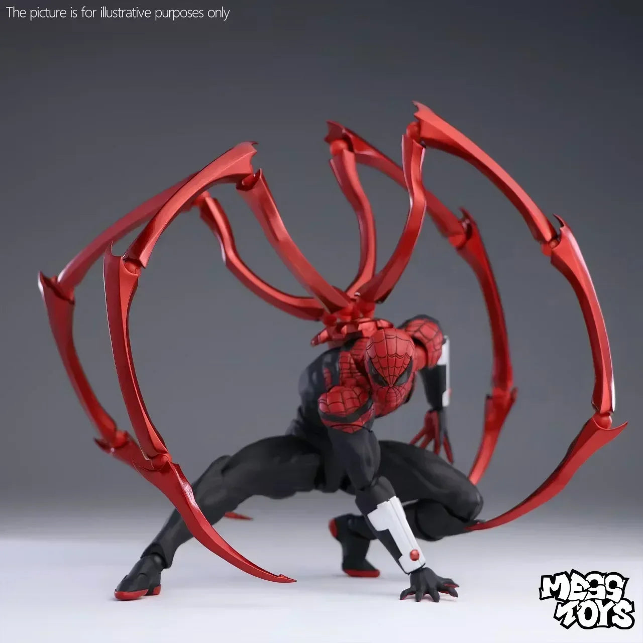 Mess Toys Superior Spider-Man Action Figure – Doctor Octopus Peter Parker – In Stock Anime Collectible Toy