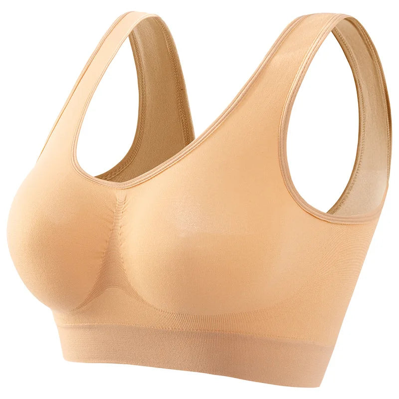 Women Seamless Bras Sports Wireless Notepads Bra Female Breathable Brassiere