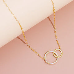 Stainless Steel Necklaces for Women Fashion Thin Chain Minimalist Dainty Double