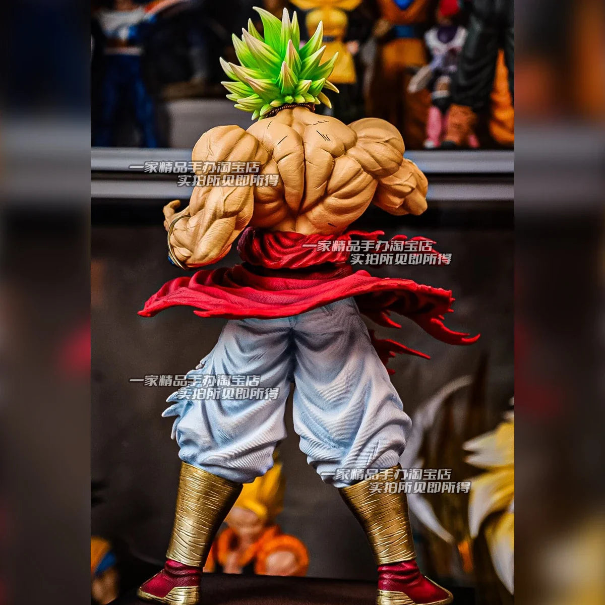 50CM  Dragon Ball Breaking Circle Broly Figure JT Statue Brother Super Saiyan GK Statue Model Ornament Boy Gift