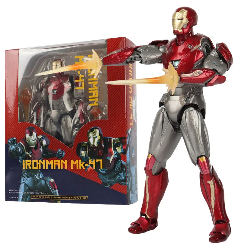 Iron Man MK85 MK50 MK20 MK5 MK7 Action Figure Model Collectible Toys birthday Gift for Children