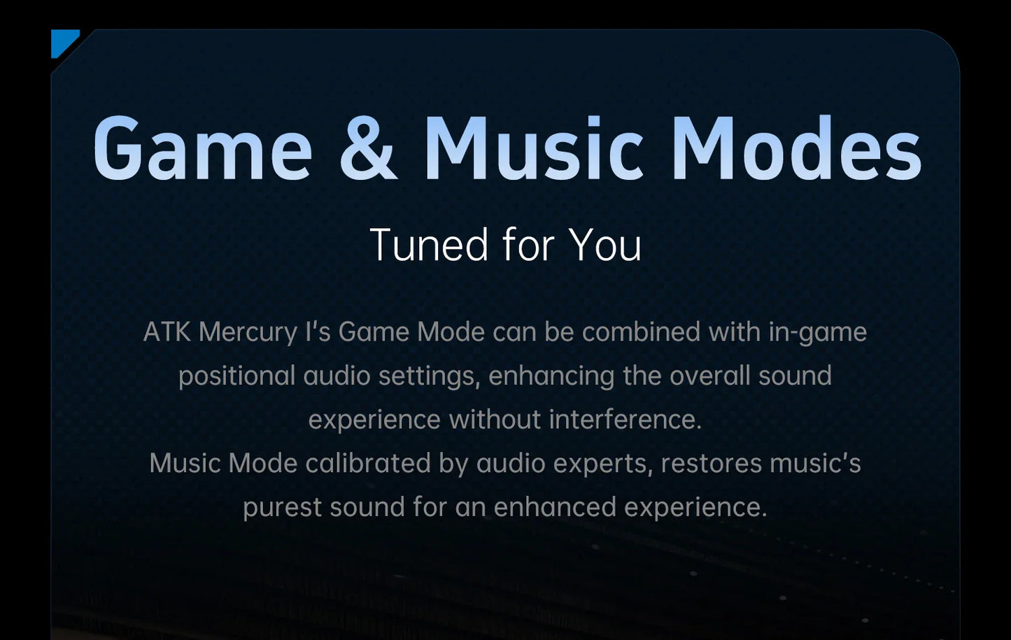 ATK M1 Game Headset Three Mode Wireless Headworn PS5  PC Gaming Headset Microphone Virtual 7.1 Surround Noise Reduction Headset