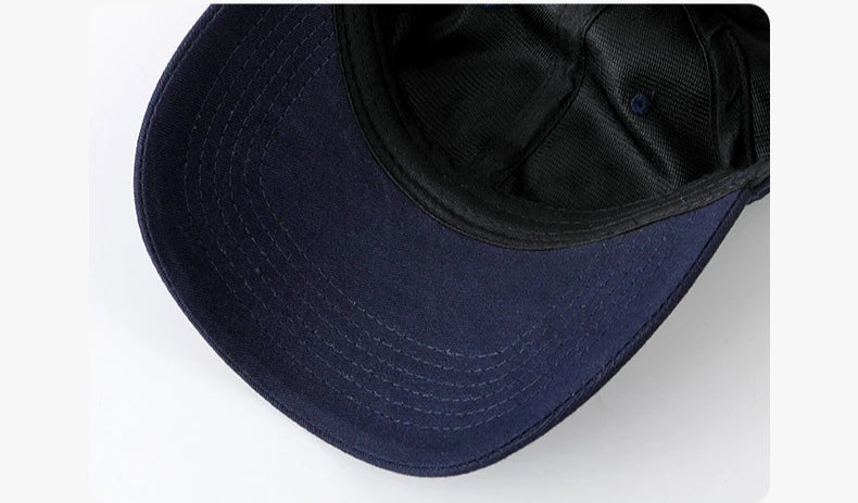 Large Head Circumference Baseball Cap Men's and Women's Dome Hat Soft Top Cap 60/65cm Sun Protection  Letter R Hat Adult Caps