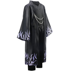 Kids Kpop Jinu Cosplay Saja Boys Costume Demon Black Coat Tops With Pants For Children Halloween Party Hunters Carnival Outfits