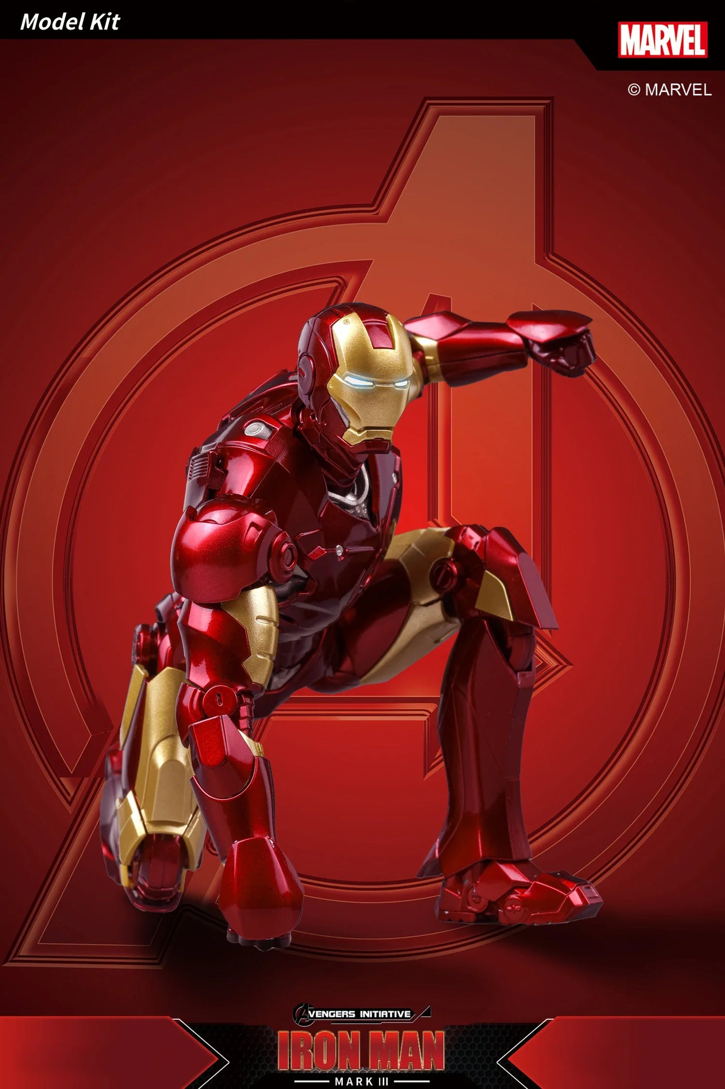 Marvel Iron Man MK3 Fondjoy Assemble Toy Iron Man Model 15cm ABS Material 1/12 Scale Action Figures Toy Birthday Gifts For Boys