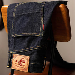 Red Tornado Tapered Jeans All-Season 14oz Selvedge Denim Pants Men Rinsed