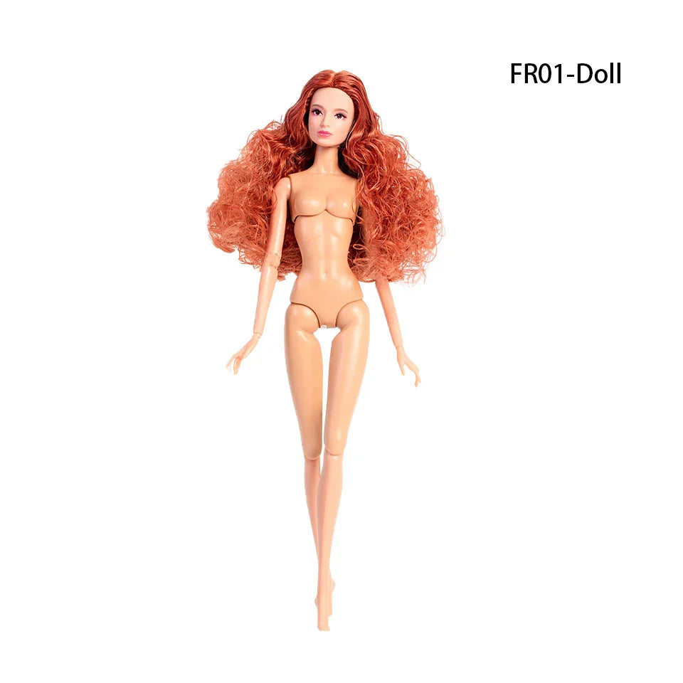 32cm European Supermodel Nude Doll Toy Original Unique Design Full Series Figure 1/6 Joint Multi Color Skin Exquisite Makeup Toy