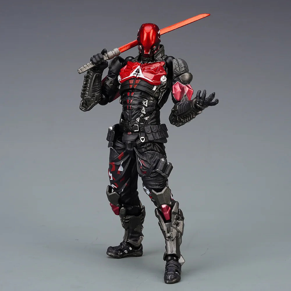AMAZING YAMAGUCHI Arkham Knight Batman Red Hood Robin Jason Todd Figuarts Game Action Figure Model Toy Collection Christmas Gift
