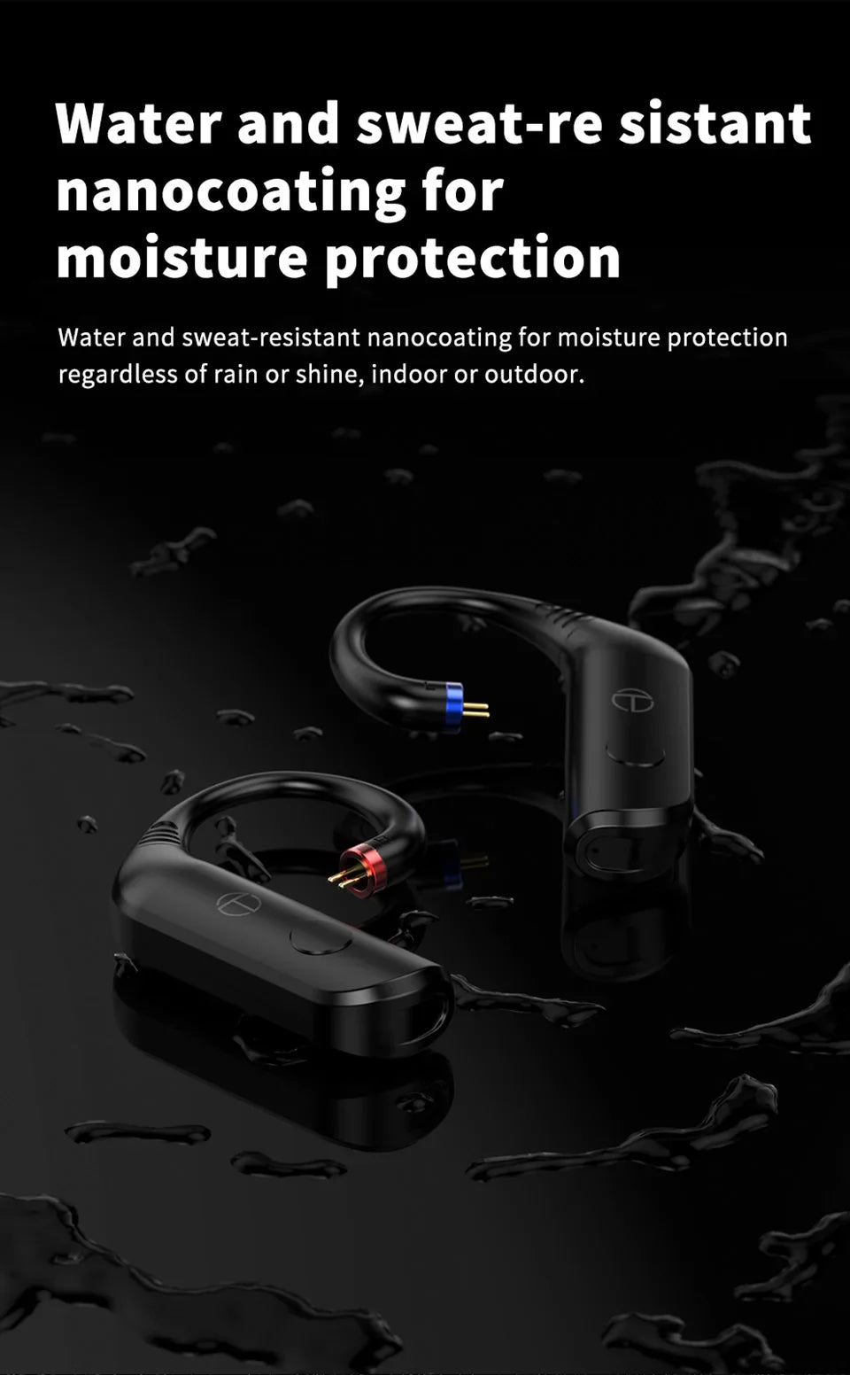 TRN BT20 PRO Wireless Bluetooth 5.3 HIFI Earphones Module Upgrade Cable Replaceable For air pods Conch 0.75 0.78 mmcx 2pinsqdc