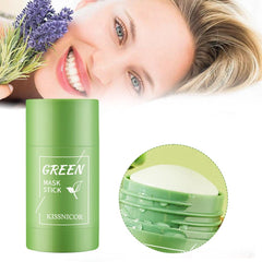 Face Clean Mask Green Tea Cleansing Stick Mask Smear Pores Moisturizing Mask Film Deep Blackhead Remover Cleansing mud 40g