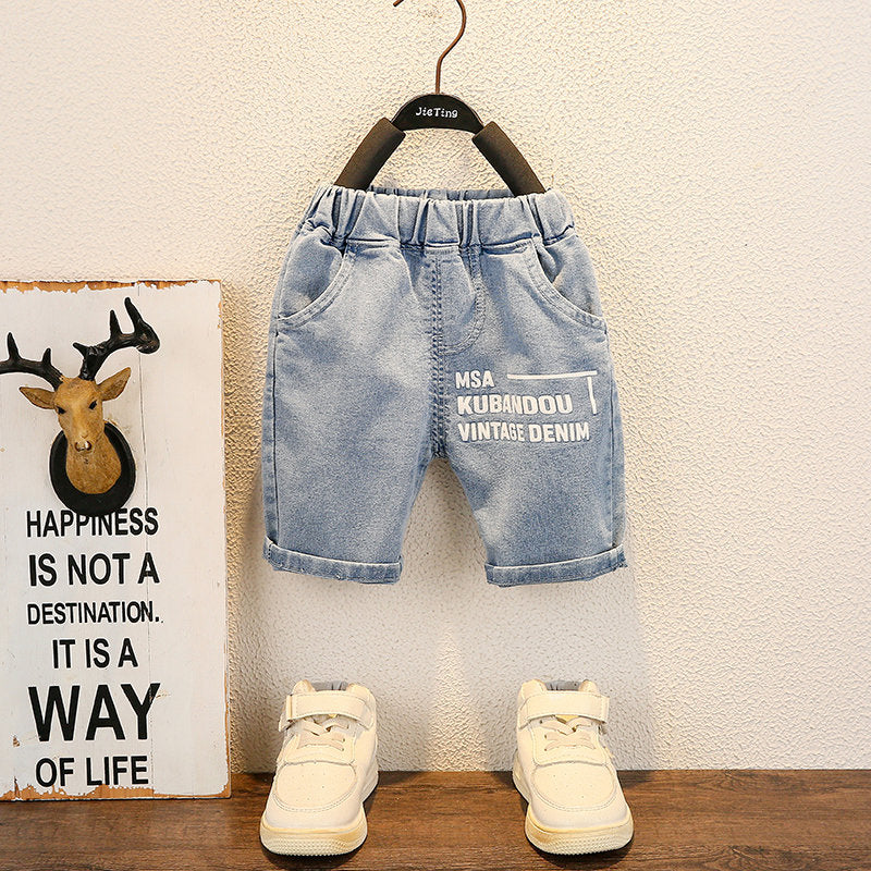 New Summer Baby Boy Kids Clothes Children Clothing Suit Tops Short-sleeve T-shirt Pants 2pcs/set Sport Infant 0-5 Years
