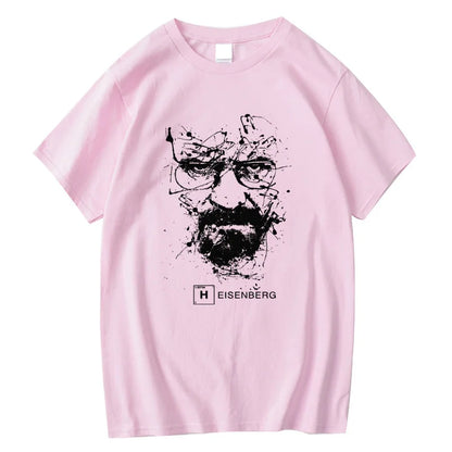 Men Fashion Casual Top Quality 100% Cotton Breaking Bad T Shirts Men Heisenberg Camisetas Hombre Men Cool Tee Shirt Tops