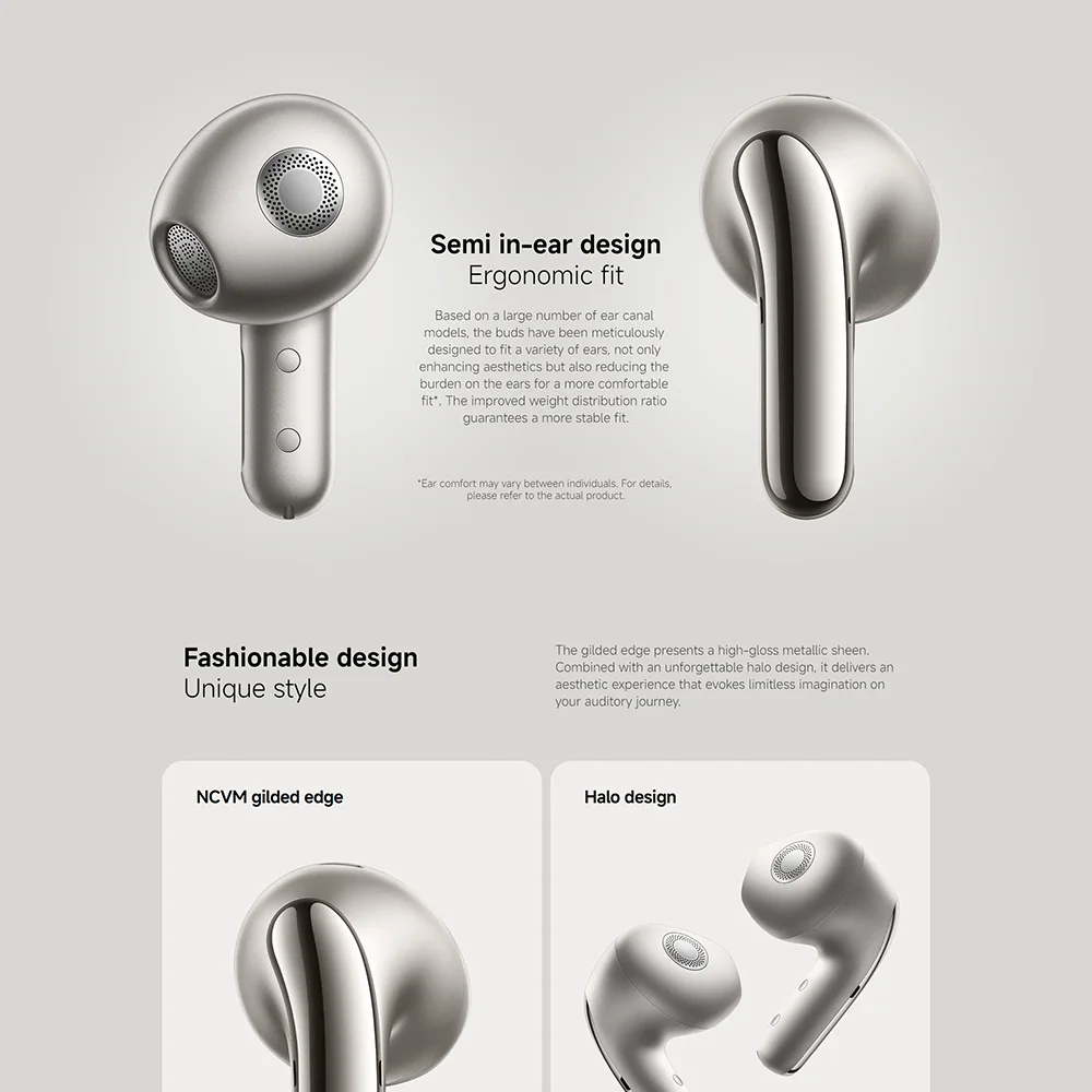 Original Xiaomi Buds 5 Earphone TWS AI Active Noise Cancelling HiFi Wireless Bluetooth Sound Recording Headphone Lossless Audio