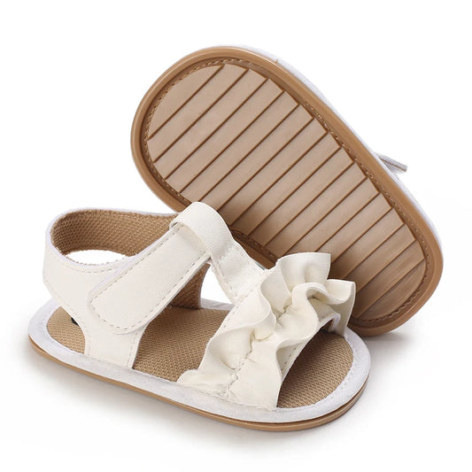 Baby Girls Shoes Summer Fashion Casual Sandals Soft Rubber Sole Non-Slip