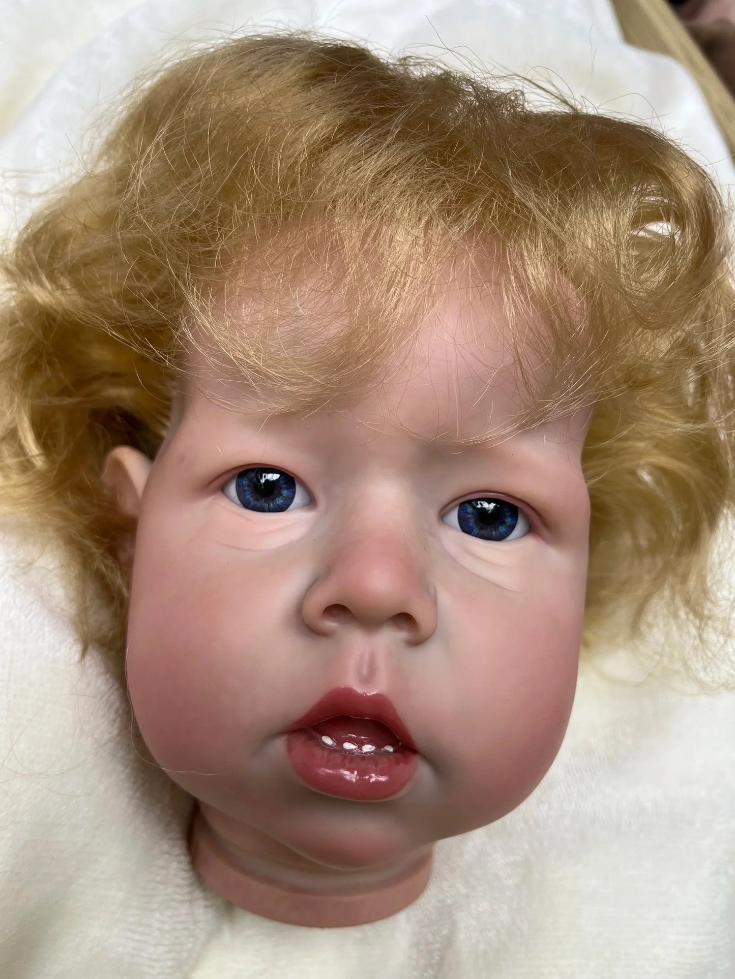 50CM/70CM Liam Bebe Reborn Doll Kits Handmade Painted/Unpainted Realistic Cute Newborn Doll Parts With Teeth Kit Bebé Reborn