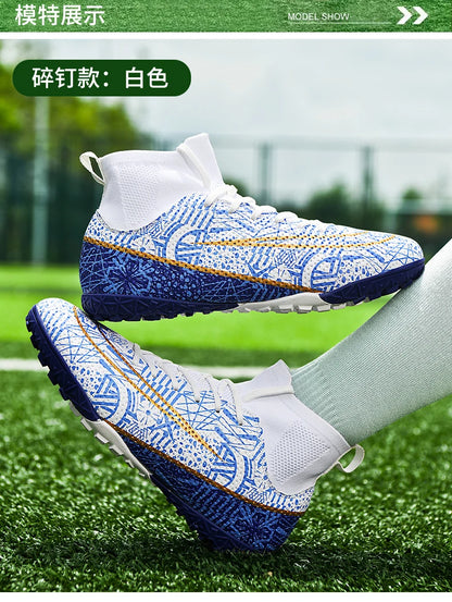 Men Outdoor FG/TF Football Boots Futsal Professional Unisex Soccer Shoes