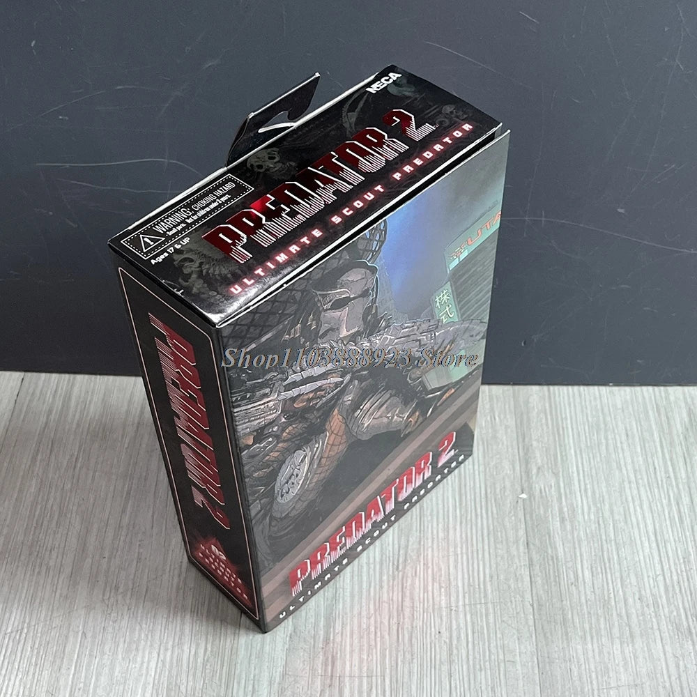 NECA Predator Figrue Ultimate Shaman Elder Armored Lost Warrior Jungle Hunter Snake Vision Predator Alien Figure Model Toy Gifts