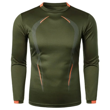 Autumn Men's Long Sleeve Quick Dry T-shirt Lightweight Breathable Streetwear Oversized Sports Fitness Outdoor Men T Shirt