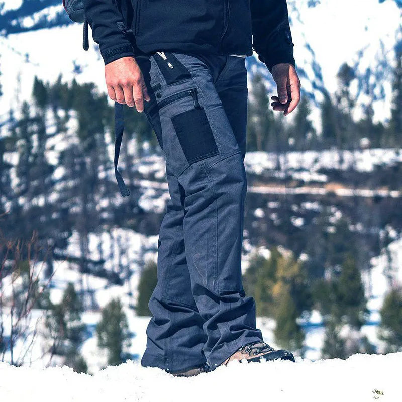 Men's Cargo Pants Multi Pockets Work Trousers Casual Tactical Pants Male Outwear