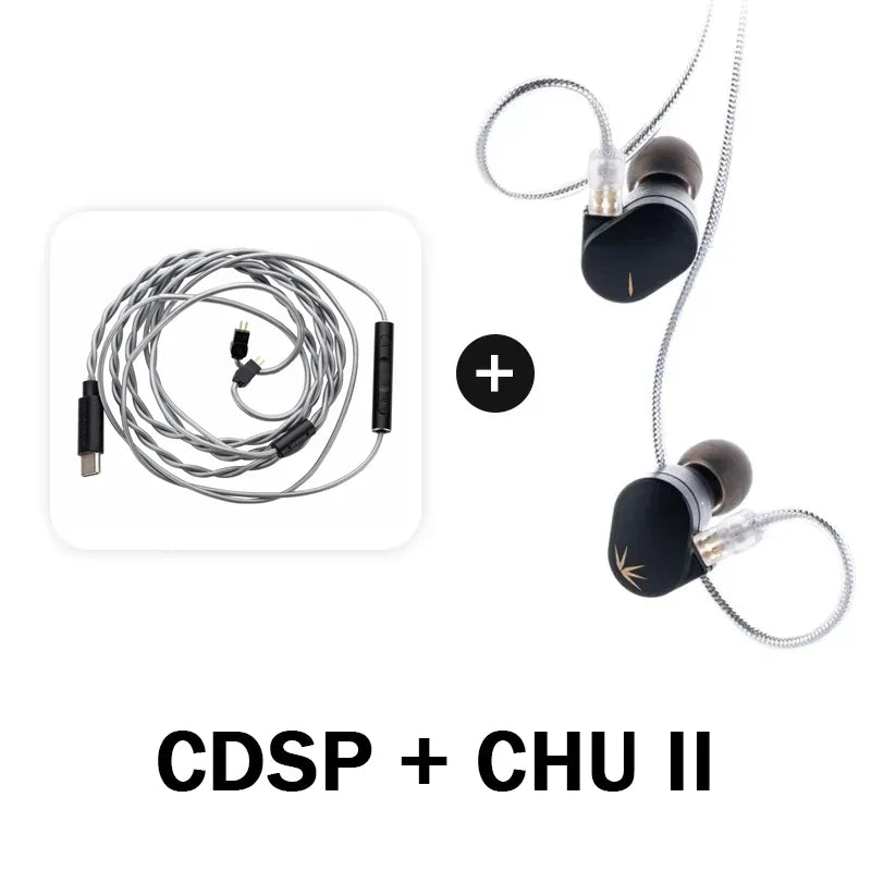 MOONDROP CHU II High Performance Dynamic Driver IEMs Interchangeable Cable in-Ear Headphone