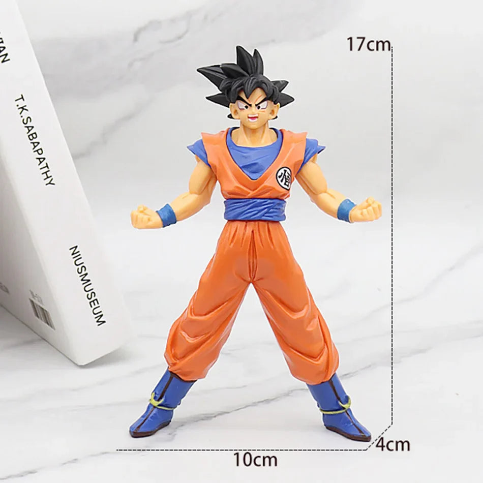 Anime Dragon Ball Z Super Saiyan Son Goku Broly Vegeta Anime Action Figure Model Christmas Gifts Collectible Figurines for Kids