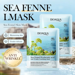 Sea Fennel Hyaluronic Acid Face Mask Firming Moisturizing Nourishing Facial Sheet Mask Face Masks for Skin Care