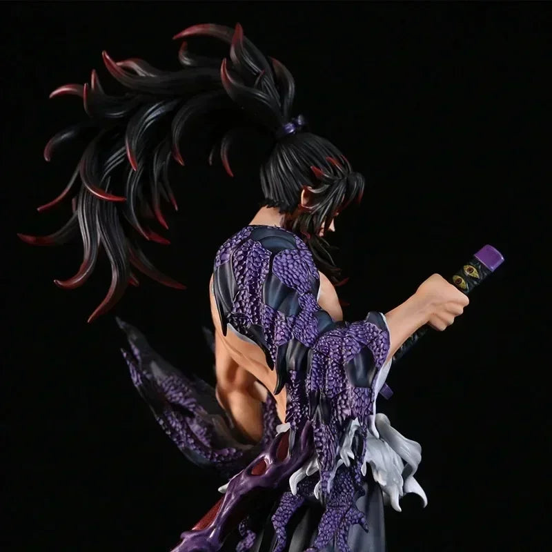 Anime Demon Slayer Kimetsu No Yaiba Figure Giyuutarou Daki Kokushibo Tsugikuni Yoriichi Douma Inosuke Action Figures Model Toys