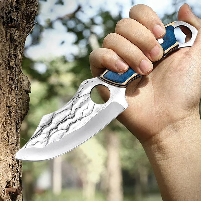 High Hardness Butcher Knife Stainless Steel Tiger Pattern Kitchen knife Bone Chopper