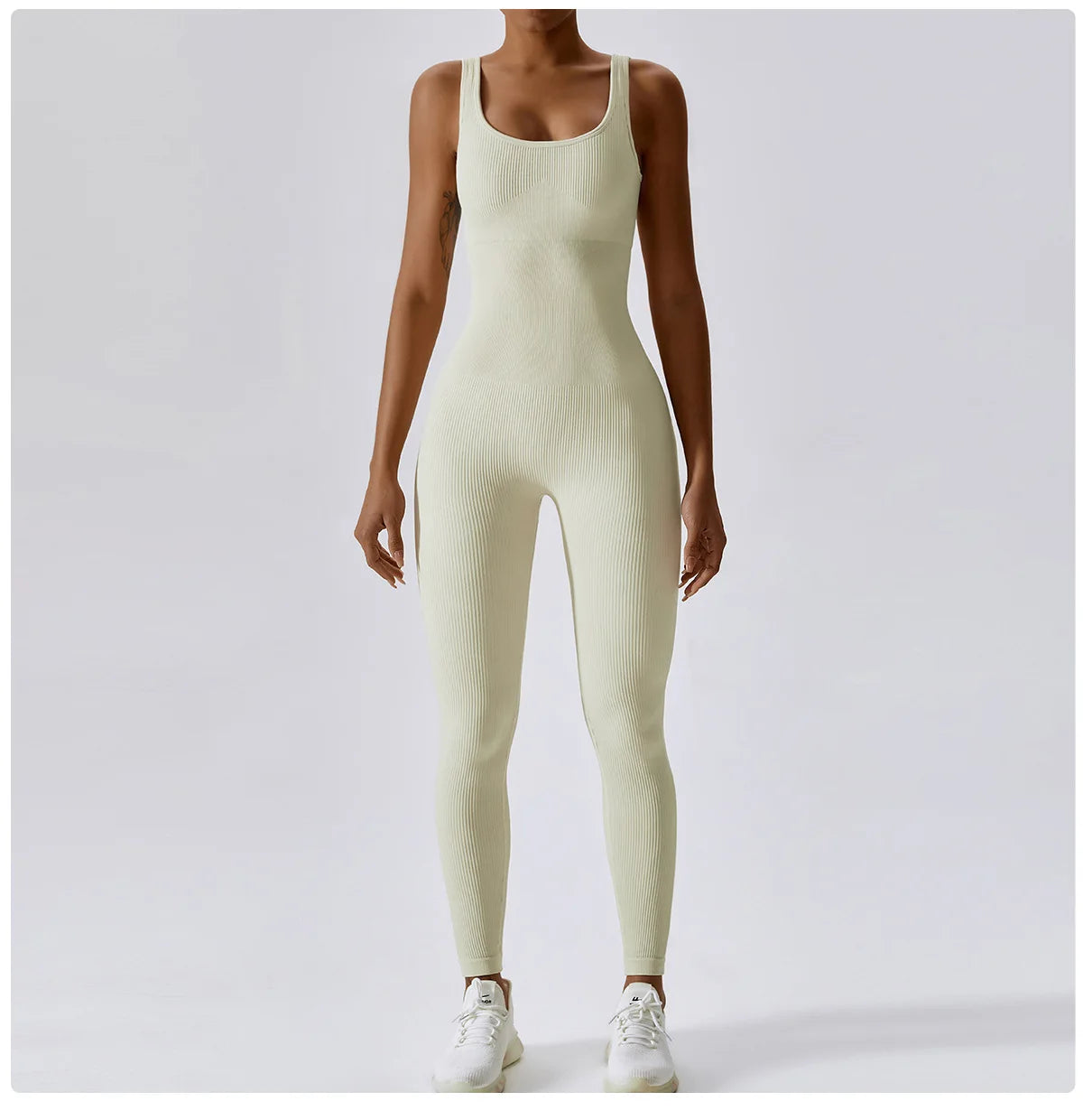 Women's Yoga One Piece Tracksuit Jumpsuit Seamless Sportswear Yoga Suit Gym