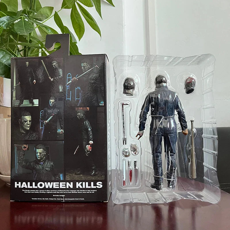 NECA Michael Myers Figure With LED Pumpkin Halloween Ultimate  Action Figure Toy Doll Decor Christmas Gift Halloween Horror Toy