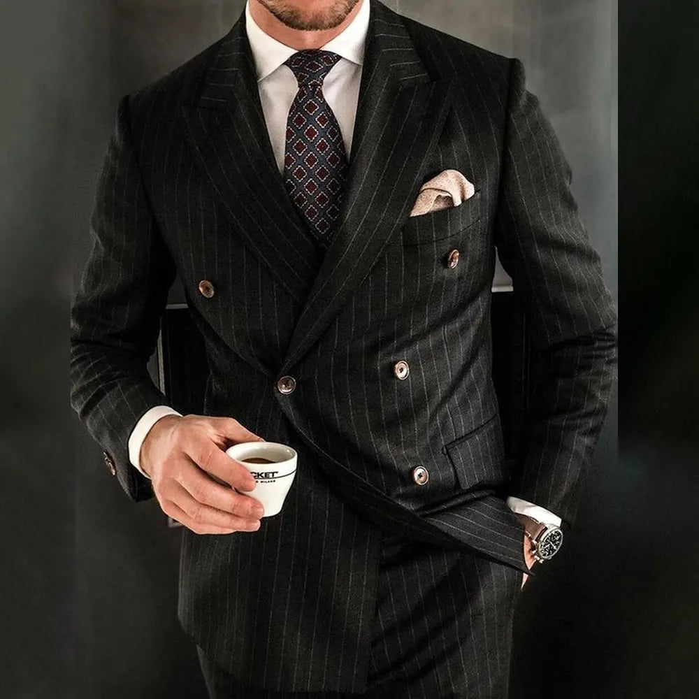 Tuxedo for Mens: Men's Suit Two Pieces(Jacket+Pants) Set Formal Occasion Wedding
