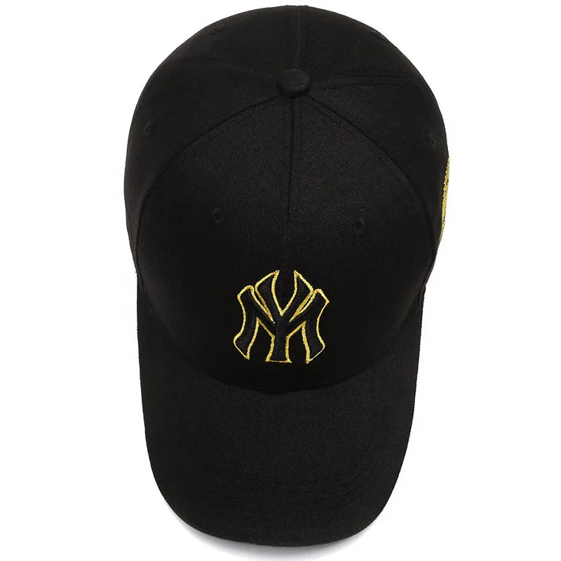 Fashion Korean Letter MY Baseball Cap 3D Embroidery Dad Hat Men