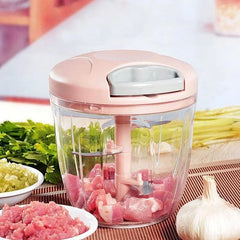 Multifunctional Vegetable Cutter Manual Meat Grinder Rotary Garlic Cutter Vegetable