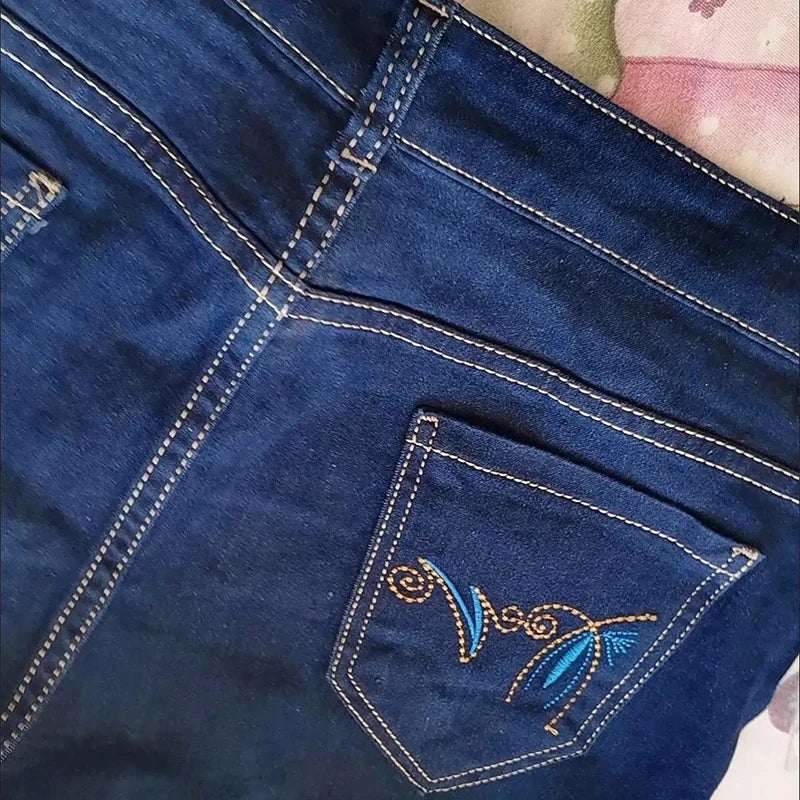 Oversize 36 Spring Summer Mom Jeans Vintage High Waist Women Denim Pants